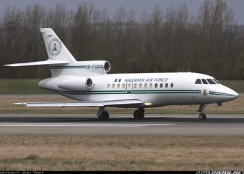 N150bn Nigerian Presidential Jet Returns After Repainting
