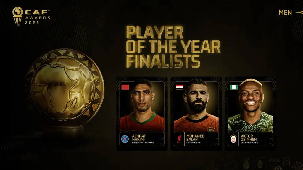 CAF Awards final shortlist
